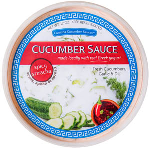 Carolina spicy sriracha cucumber sauce