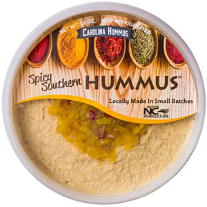 Carolina spicy southern hummus chow-chow